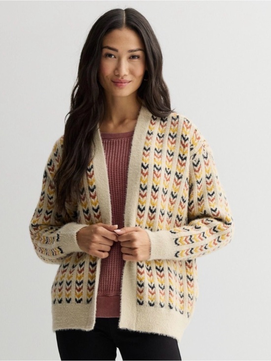 Farmers Market Sweaters - Cozy Beige Open Front Cardigan Sweater